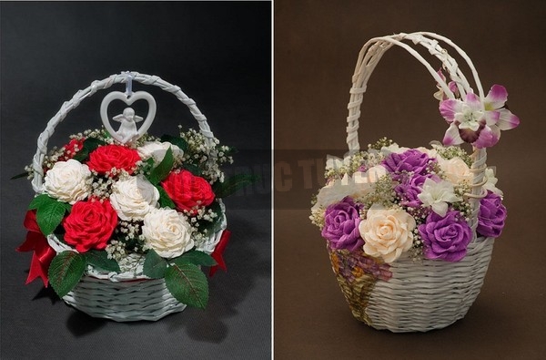 Rổ Hoa Handmade