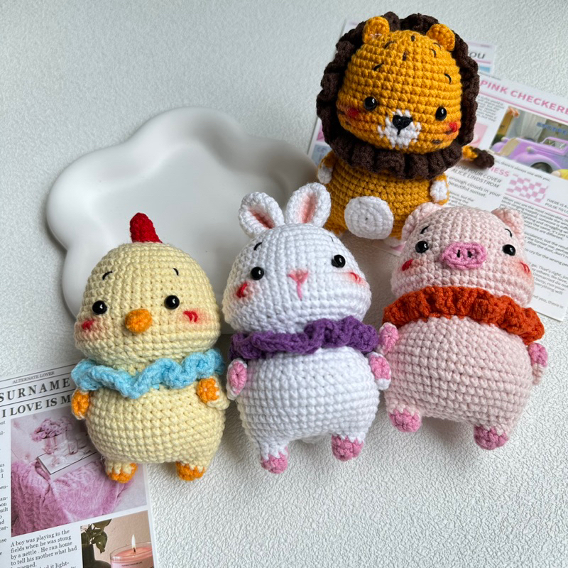 Móc Khóa Handmade Thú Bông Mini